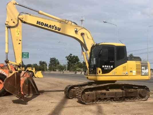 ขายรถขุด KOMATSU PC160-7 นำเข้าเองจากญี่ปุ่น สภาพสวยพร้อมใช้ มีVDOการทำงานครับ