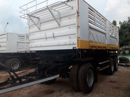 ลูกพ่วงดัมพ์สามมิตร สามเพลา ปี 61 ยาว 6.50 เมตร #รถใหม่ยังไม่ผ่านการใช้งาน ทะเบียนพร้อม