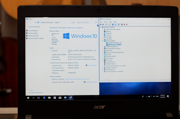 โน้ตบุ๊ค Acer E5-475G-332Q Core i3-6006U Ram4G HDD500GB สภาพใหม่ ประกันศูนย์ถึง กค 2019