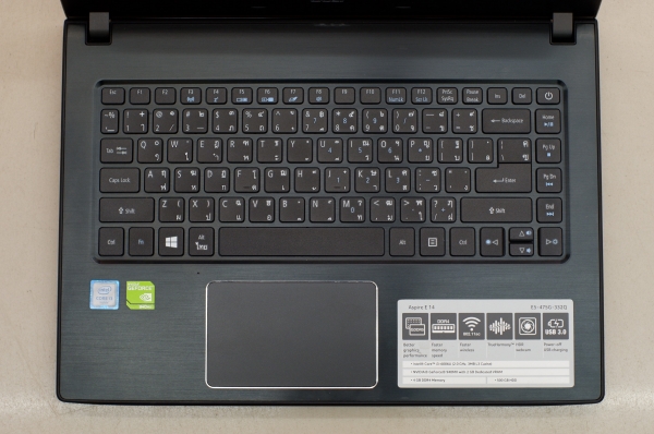 โน้ตบุ๊ค Acer E5-475G-332Q Core i3-6006U Ram4G HDD500GB สภาพใหม่ ประกันศูนย์ถึง กค 2019