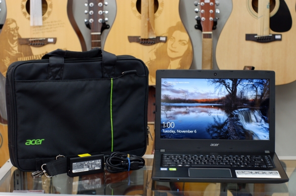 โน้ตบุ๊ค Acer E5-475G-332Q Core i3-6006U Ram4G HDD500GB สภาพใหม่ ประกันศูนย์ถึง กค 2019