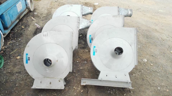 โบวเวอร์ไฮเพรสเชอร์แรงดันสูง SIEMENS 3 HP 2860 RPM 380V ใบพัดอลูมิเนียม ท่อ 4&rdquo; วิ่งนิ่มให้ลมแร