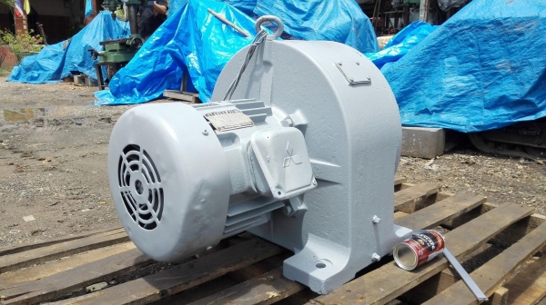 มอเตอร์เกียร์ญี่ปุ่น Mitsubishi JAPAN ขนาด 5 HP ทด 1:15 (100rpm) ไฟ 380V สภาพสวยวิ่งนิ่มพร้อมใช้