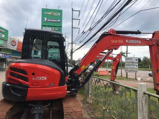 ขายรถขุดU55คูโบต้า5ตันรถสาธิต