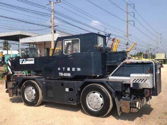 ขายรถเครน TADANO TR80M-1 (ขนาด 8 ตัน) ปี 1992 นำเข้าเองจากญี่ปุ่น สภาพสวยพร้อมใช้ มีVDOการทำงานครับ ขายรถเครน TADANO TR80M-1 (ขนาด 8 ตัน) ปี 1992 นำเข้าเองจากญี่ปุ่น สภาพสวยพร้อมใช้ มีVDOการทำงานครับ