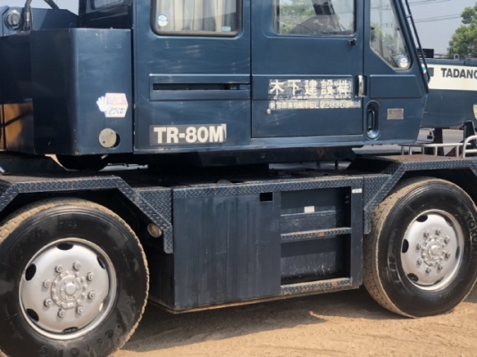 ขายรถเครน TADANO TR80M-1 (ขนาด 8 ตัน) ปี 1992 นำเข้าเองจากญี่ปุ่น สภาพสวยพร้อมใช้ มีVDOการทำงานครับ ขายรถเครน TADANO TR80M-1 (ขนาด 8 ตัน) ปี 1992 นำเข้าเองจากญี่ปุ่น สภาพสวยพร้อมใช้ มีVDOการทำงานครับ