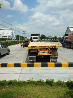 หางพื้นเรียบ 3 เพลา อู่PANUS ปี60 ยางดีทุกเส้น พื้นสวย ผ่อนไปแล้ว 13 งวด เหลือ 47 งวดๆ งวดละ 9,046 บาท ไฟแนนซ์ราชธานี