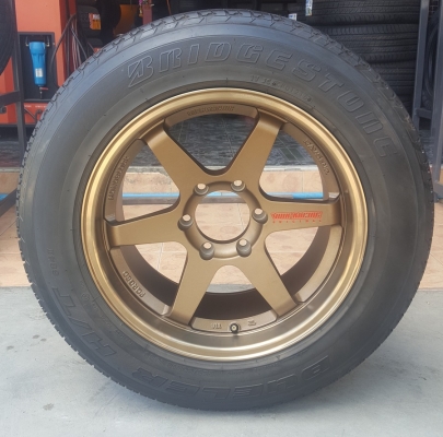 ขายล้อใหม่ TE37 ขอบ18 หยอดแดง พร้อมยาง\% ปี16  4 ล้อ
