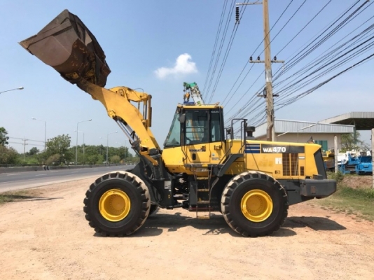 ขายรถตักล้อยาง KOMATSU WA470-6 ปี 2010 นำเข้าเองจากญี่ปุ่น สภาพสวยพร้อมใช้ มีVDOการทำงานครับ ขายรถตักล้อยาง KOMATSU WA470-6 ปี 2010 นำเข้าเองจากญี่ปุ่น สภาพสวยพร้อมใช้ มีVDOการทำงานครับ