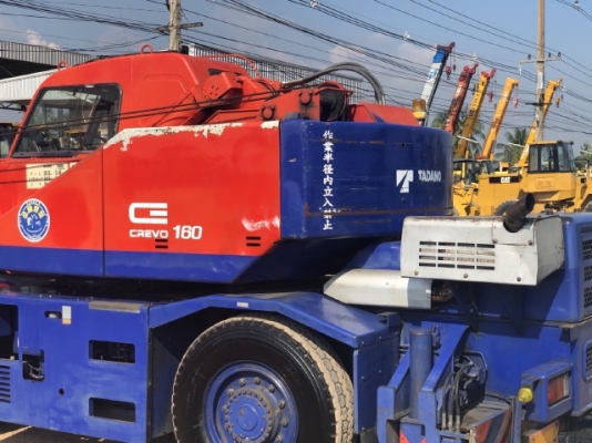ขายรถเครน TADANO TR160M-3 (ขนาด 16 ตัน) ปี 2000 รถนอกนำเข้าจากญี่ปุ่น สภาพสวยพร้อมใช้ มีVDOการทำงานค