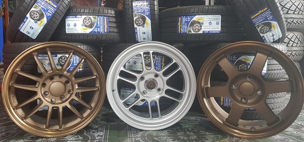 โปรล้อใหม่ขอบ15 TE37+RE30+Rpf1 ยางใหม่ค้างปี195/50/15ปี17