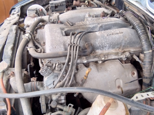 ขายเครื่องยนต์นิสสันSRฝาขาวหลังหักเกียร์ธรรมดา