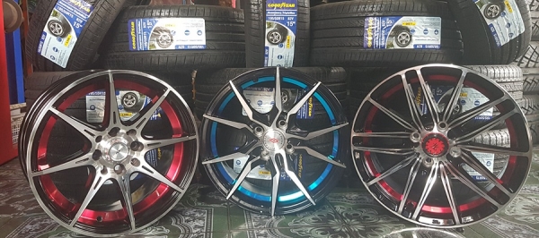 โปรล้อใหม่ขอบ15 HOF+TCK+RRX ยางใหม่ค้างปี195/50/15ปี17