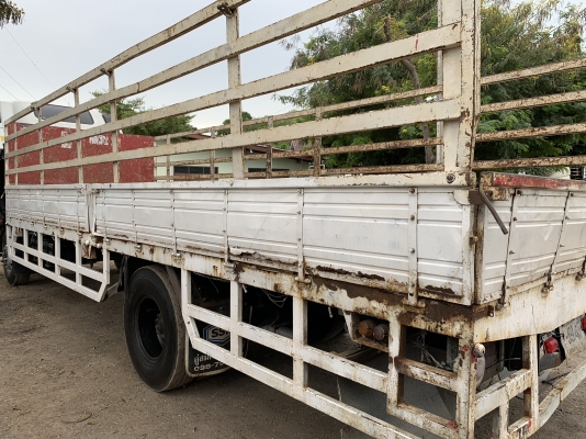 ขาย6ล้อFTR240แรงม้ายูโร3จดปี56 กระบะคาร์โก้พร้อมคอกยาว7.60เมตร เจ้าของมือแรกป้ายแดง