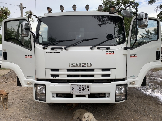ขาย6ล้อFTR240แรงม้ายูโร3จดปี56 กระบะคาร์โก้พร้อมคอกยาว7.60เมตร เจ้าของมือแรกป้ายแดง