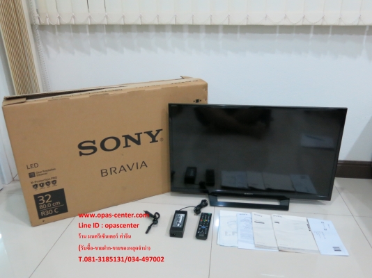 LED Digital TV 32 นิ้ว SONY รุ่น KDL-32R300C สภาพใหม่ มีกล่อง คู่มือ LED Digital TV 32 นิ้ว SONY รุ่น KDL-32R300C สภาพใหม่ มีกล่อง คู่มือ
