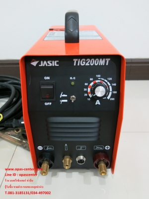 เครื่องเชื่อมอินเวอร์เตอร์ 2 ระบบ 200 A ยี่ห้อ JASIC รุ่น TIG200MT สภาพใหม่ ครบกล่อง