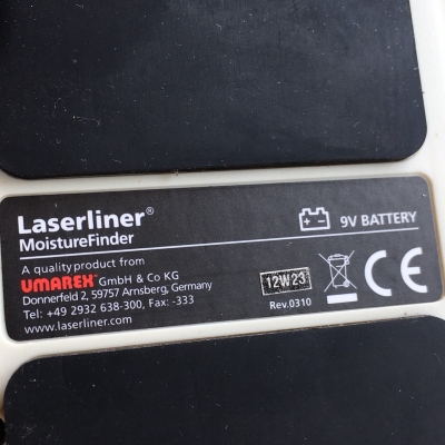 เครื่องวัดความความชื้นของวัสดุ Laserliner MoistureFinder 082.032A จากประเทศเยอรมัน เครื่องวัดความความชื้นของวัสดุ Laserliner MoistureFinder 082.032A จากประเทศเยอรมัน