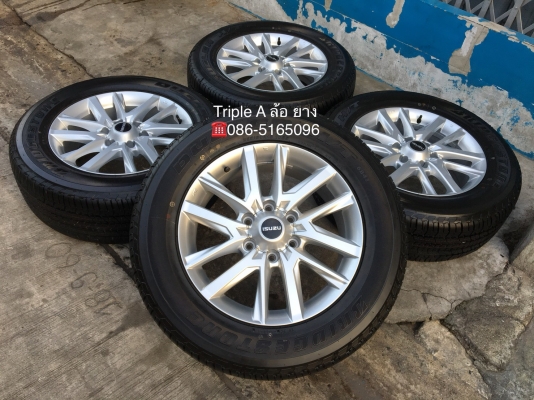 ล้อแม็กป้ายแดง NEW ISUZU D-MAX 1.9 Blue Power ขอบ 18 รุ่นใหม่ล่าสุด พร้อมยาง 255-60-18 Bridgestone แม็กสวยกริ๊บ