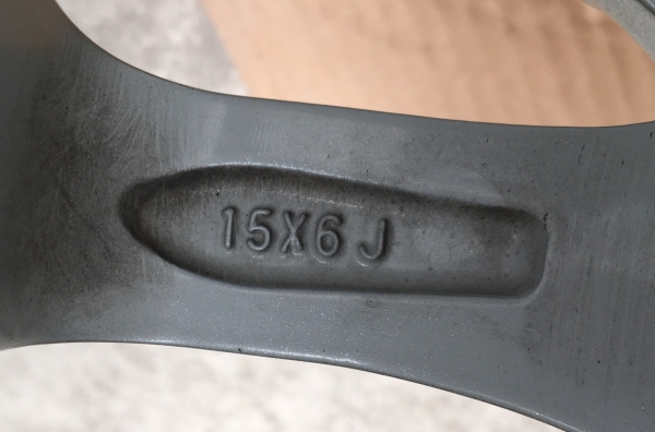 ล้อแม็ก Toyota 5รู114 ขอบ 15 สภาพดี