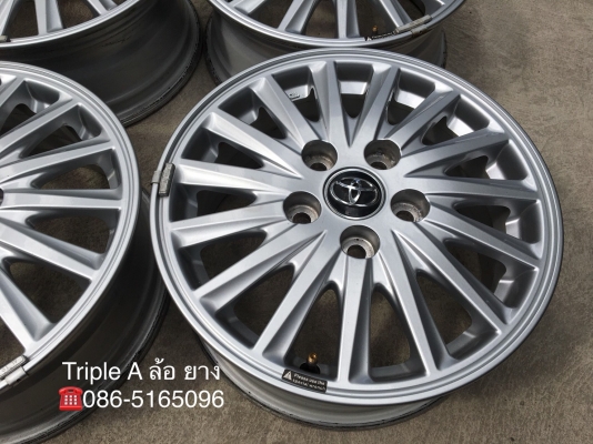 ล้อแม็ก Toyota 5รู114 ขอบ 15 สภาพดี