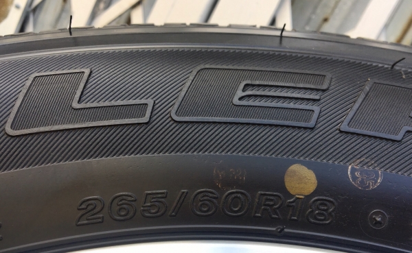 ล้อแม็กป้ายแดง Ford ranger wildtrak Everest ขอบ18 พร้อมยาง Bridgestone 265-60-18 ปี 16 แม็กสวย