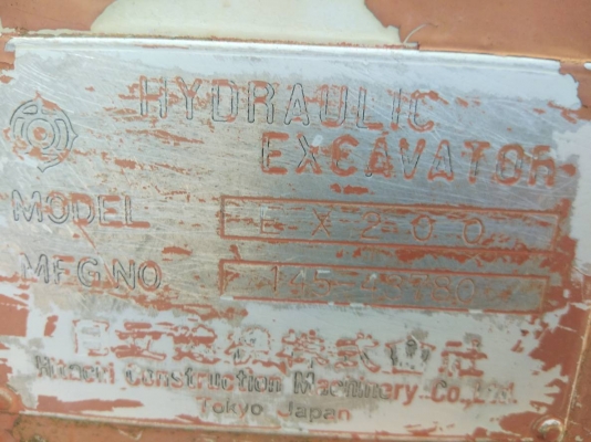 ขาย 450,000 HITACHI EX 200-1 เครื่องดี ปั้มเดิมแรง เอวแน่น ช่วงล่างดี เล่มทะเบียน รถพร้อมใช้ รถอยู่ โคราช 064-191-1112 ขาย 450,000 HITACHI EX 200-1 เครื่องดี ปั้มเดิมแรง เอวแน่น ช่วงล่างดี เล่มทะเบียน รถพร้อมใช้ รถอยู่ โคราช 064-191-1112