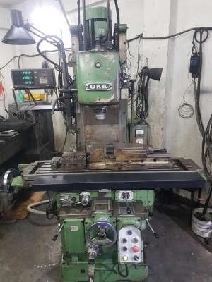 เครื่องมิลลิ่ง OKK MH-2V(เก่านอก-แห้งๆญี่ปุ่น) ปาด มิลลิ่ง เจาะ คว้านได้ ปากกาไฮดรอลิค 8นิ้ว ลีเนียร์3แกน หนักๆแน่นๆนิ่งๆ ครับ เครื่องมิลลิ่ง OKK MH-2V(เก่านอก-แห้งๆญี่ปุ่น) ปาด มิลลิ่ง เจาะ คว้านได้ ปากกาไฮดรอลิค 8นิ้ว ลีเนียร์3แกน หนักๆแน่นๆนิ่งๆ ครับ