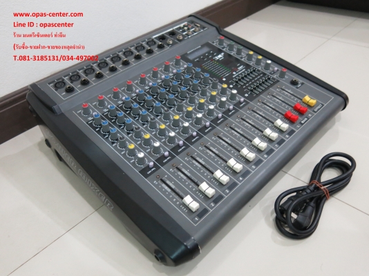 เพาเวอร์มิกเซอร์ BJ 8 CH รุ่น DM807 สภาพใหม่ เสียบ USB เพาเวอร์มิกเซอร์ BJ 8 CH รุ่น DM807 สภาพใหม่ เสียบ USB