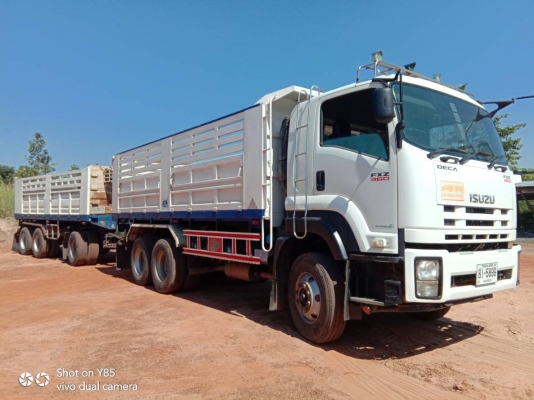 ขายพ่วงแม่ลูกIsuzu FXZ 360 EURO 3 ปี56 รถสวยพร้อมใช้งานมีบริการรับจัดไฟแนน ขายพ่วงแม่ลูกIsuzu FXZ 360 EURO 3 ปี56 รถสวยพร้อมใช้งานมีบริการรับจัดไฟแนน