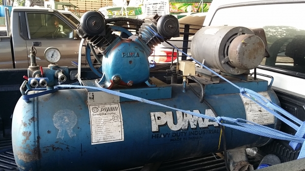 ปั้มลมพูม่า 2แรง ถัง148 ไฟบ้าน220