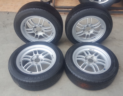 ล้อมือ2 RPF1 ขอบ15 4รู100 ยาง195/55/15 ปี15  4 ล้อ