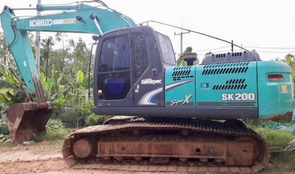 KOBELCO MARK 8 Super X 200 รถบอดี้สวยเดิมๆ ใช้งาน 9,880 hr ภายในเก๋งสะอาดหอม แอร์เย็น บูมอาร์มสวยๆไม่มีแตก ช่วงล่างเอวแน่นดี พร้อมใช้งานได้เลย ราคาต่อรองได้ครับ