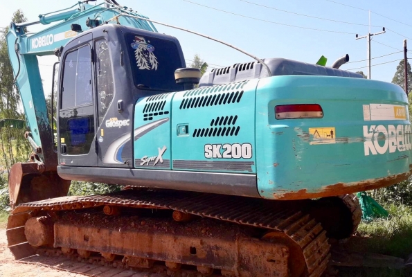 KOBELCO MARK 8 Super X 200 รถบอดี้สวยเดิมๆ ใช้งาน 9,880 hr ภายในเก๋งสะอาดหอม แอร์เย็น บูมอาร์มสวยๆไม่มีแตก ช่วงล่างเอวแน่นดี พร้อมใช้งานได้เลย ราคาต่อรองได้ครับ