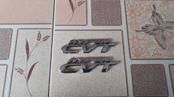 เพลทโลโก้ HYPER CVT