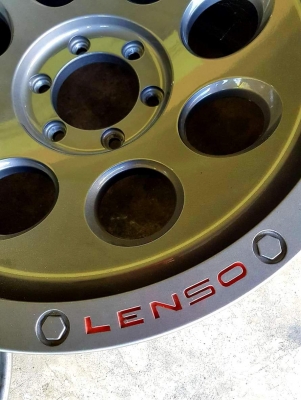 ขายล้อ LENSO MAX1 แท้ ขอบ 20" กว้าง 9" ET+10 สวยๆ