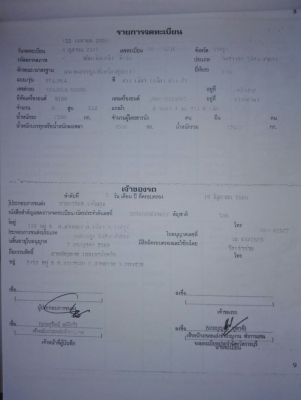 HINO เครื่อง JO8C-212 แรง ปี 46 หกล้อ ติดเครน UNIC 5 ตัน 4 ปลอก 3 ท่อน เลขไมล์ 259,520 ก.ก หกสูบ น้ำหนักรถ 7500 ก.ก ยาง 9 ช่วงยาว 5.80 เมตรกว้าง 2.40 เมตร ทะเบียนพร้อม