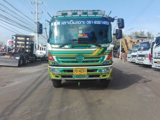 HINO เครื่อง JO8C-212 แรง ปี 46 หกล้อ ติดเครน UNIC 5 ตัน 4 ปลอก 3 ท่อน เลขไมล์ 259,520 ก.ก หกสูบ น้ำหนักรถ 7500 ก.ก ยาง 9 ช่วงยาว 5.80 เมตรกว้าง 2.40 เมตร ทะเบียนพร้อม