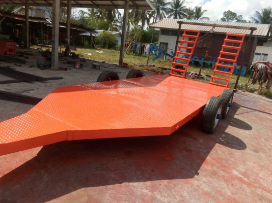 เทรลเลอร์ลากรถเกี่ยวข้าว เทรลเลอร์ลากรถเกี่ยวข้าว