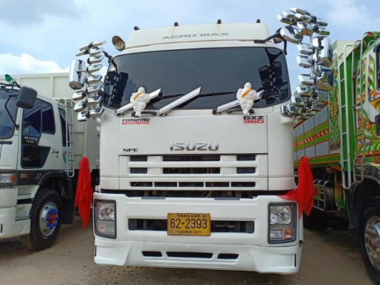 ISUZU 354 แรง ปี 55 สิบล้อหัวลาก+หางเซมิดั้มพ์ ก๊าซ CNG น้ำหนักรถ 9,700 ก.ก เลขไมล์ 324,216 ก.ก ยาง ISUZU 354 แรง ปี 55 สิบล้อหัวลาก+หางเซมิดั้มพ์ ก๊าซ CNG น้ำหนักรถ 9,700 ก.ก เลขไมล์ 324,216 ก.ก ยาง