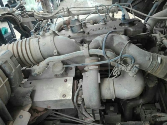 ISUZU 354 แรง ปี 55 สิบล้อหัวลาก+หางเซมิดั้มพ์ ก๊าซ CNG น้ำหนักรถ 9,700 ก.ก เลขไมล์ 324,216 ก.ก ยาง 