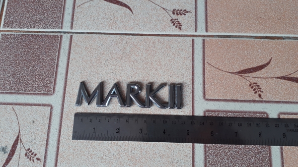 เพลทโลโก้ MARKII ติดท้ายรถ เพลทโลโก้ MARKII ติดท้ายรถ