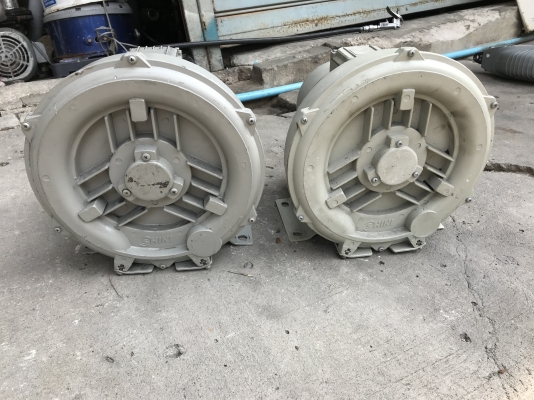 ขายริงโบลเวอร์ดูด-เป่าอากาศ Shini 1HP. 380V สภาพสวย หมุนนิ่ม ดูดแรง พร้อมใช้งาน มี 4ตัว ราคาตัวละ 2,800 บาท