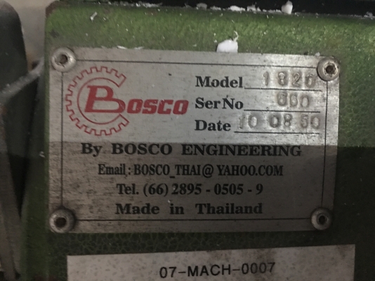 เครื่องบดพลาสติก ขนาด 5 แรง 380v BOSCO สภาพดีพร้อมใช้ เครื่องบดพลาสติก ขนาด 5 แรง 380v BOSCO สภาพดีพร้อมใช้