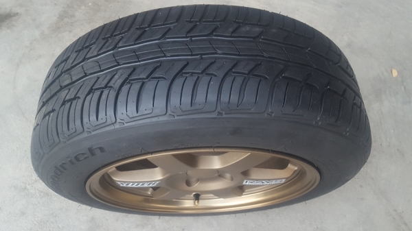 ล้อใหม่TE37 ขอบ15 4รู100 ยาง\%185/60/15ปี16  4 ล้อ