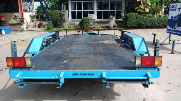 ขายด่วน เทรนเลอร์ มีแหนบ ยางเต็ม 1.9 *4.00 ม สภาพดีมาก 98000