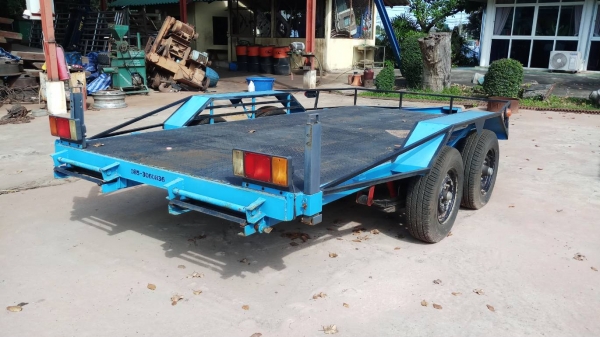 ขายด่วน เทรนเลอร์ มีแหนบ ยางเต็ม 1.9 *4.00 ม สภาพดีมาก 98000