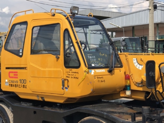 ขายรถเครน TADANO TR100M-1 (ขนาด 10 ตัน) ปี 1999 รถนอกนำเข้าจากญี่ปุ่น สภาพสวยพร้อมใช้ มีVDOการทำงานค