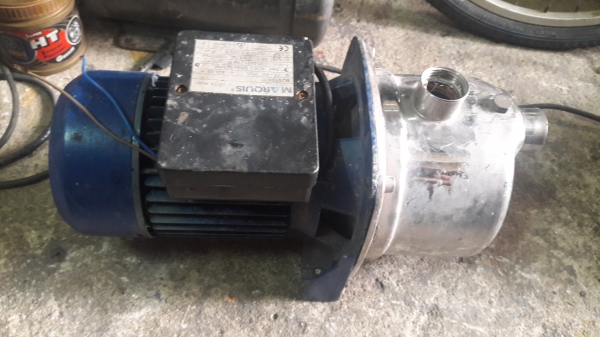 ขาย !! ปั้มน้ำหอยโข่ง.MARQUIS.ขนาด1แรง220v.หน้าเลต.พร้อมใช้งาน