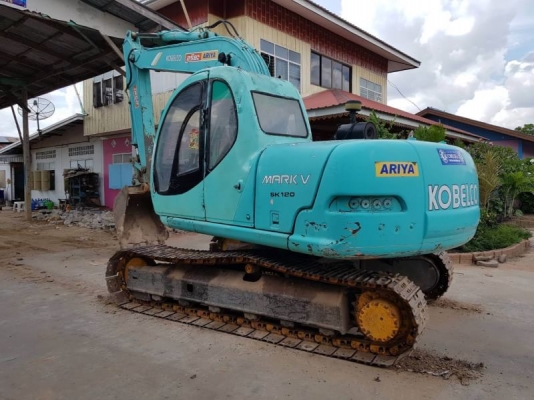 ขาย 560,000 KOBELCO sk 120-5 ไฟฟ้าครบ เครื่องปั้มดี โซ่ช่วงล่างเต็ม บูมอาร์มสวย เอกสารใบอินวอยท์ รถสวยพร้อมใช้งาน รถอยู่ นครปฐม 090-772-3710 090-772-3708